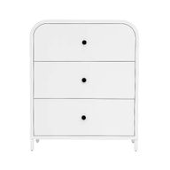 Bliss Wooden Chest of 3 Drawers - Sturdy Wooden Structure