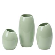 Edge Trio Fiberglass Planter Set