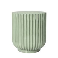 Stria Fiberglass Side Table