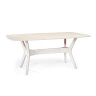 Connect Dining Table With Oak Veneer Top & Beech Wood Base