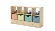 Riwaq Kids Oak Multi-functional Storage Unit With Drawers