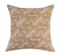 Masar Hand-Printed Linen Cushion
