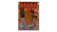 Amber Tiger Wall Art