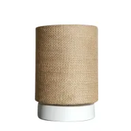 Cylindrical Decorative Object with Woven Texture - YL-T-2678