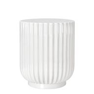 Stria Fiberglass Side Table