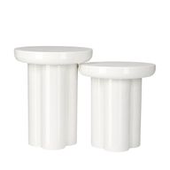 Mono Fiberglass Side Table Set