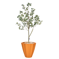 Artificial Eucalyptus Tree in Terrazzo Planter