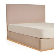 Simple Fully Upholstered Bed