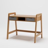 Eska Desk - Adjustable Height With 2 Drawers & 1 Shelf