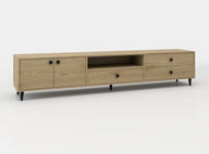 Bendita TV Unit In MDF - Storage Units & Metal Handles