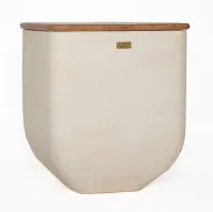 Apis GRC Planter Table - Dual-Use Concrete Pot with Wooden Lid - Available in 2 Sizes
