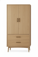 خزانة خشب رترو - هيكل خشبي طبيعي