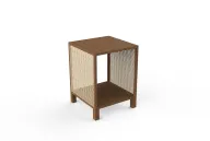 Coral Cane Side Table