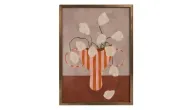Striped Bloom Wall Art