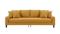 Alenny Three-Seater Couch With Sleek Black Legs
