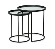 Atik Side Table AG1006 - Sturdy Metal Frame