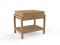 Oasis Commode – Natural Wood Nightstand