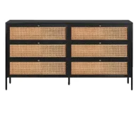 Haven Wood & Cane Chest of Drawers