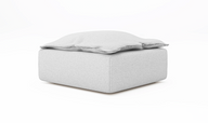 Cloud Haven Footstool - High Quality Upholstery - Square