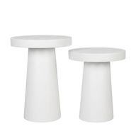 Obelis Fiberglass Side Table Set