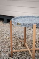 Anuk Terrazzo Side Table - ouch of Elegance with Recycled Stone