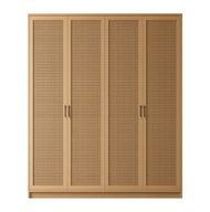 Bay Cane Hinged Wardrobe