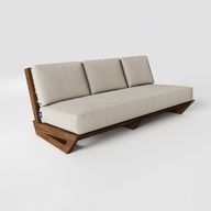 كنب 3 مقاعد خارجية