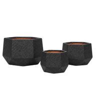 Stellar Fiberglass Planter Set