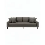 Alenny Three-Seater Couch With Sleek Black Legs