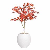 Artificial Red Maple Tree with Pot Pola