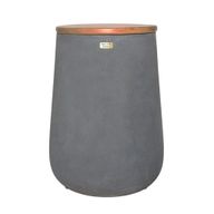 Sia Table Top Planter Concrete  With Storage Space