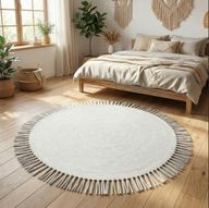 Ivory Oriental Cotton Floormat CL-003