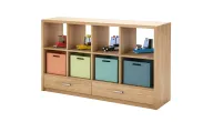 Riwaq Kids Oak Multi-functional Storage Unit With Drawers