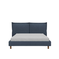 Haven Beech Wood Bed With Soft Upholstery