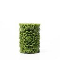 Sculpted Flower Candle