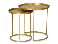 Atik Side Table AG1006 - Sturdy Metal Frame