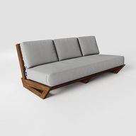 كنب 3 مقاعد خارجية