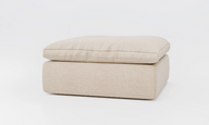 Sink-Down Footstool - Square Design - Premium Filling