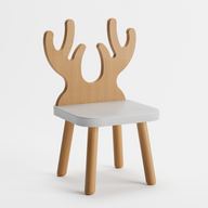 Reindeer Chair In Beech\Pine Wood
