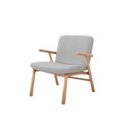 كرسي لوجو بهيكل خشبي ومقعد وظهر منجدين