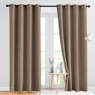 Cartela Thermal Insulated Blackout Room Darkening Grommet Curtains - 1 Panel
