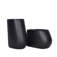 Sway Duo Fiberglass Planter Set