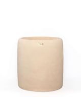 Cleo Side Table - Stylish Cast Stone Storage Option with Wood or Terrazzo Top