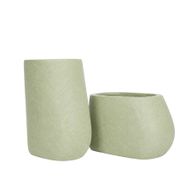 Sway Duo Fiberglass Planter Set