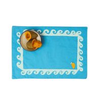 مفرش أمواج متداخلة ومُخملية