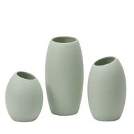 Edge Trio Fiberglass Planter Set