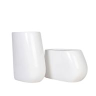 Sway Duo Fiberglass Planter Set