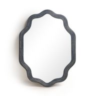 Lia Bamboo Wavy Mirror