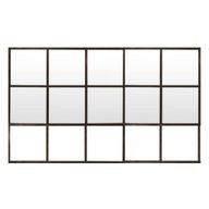 مرآة كيلا شبكية معدنية - لوحات مربعة  لديكور جداري جريء