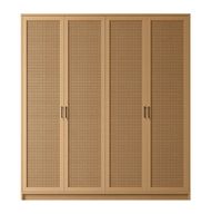 Bay Cane Hinged Wardrobe